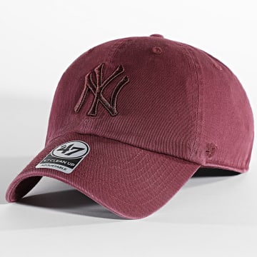  '47 Brand - Casquette Clean Up New York Yankees Bordeaux