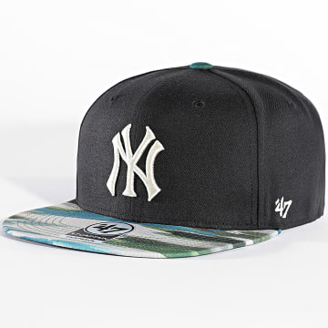 '47 Brand - Capitán New York Yankees Snapback Cap Negro Verde