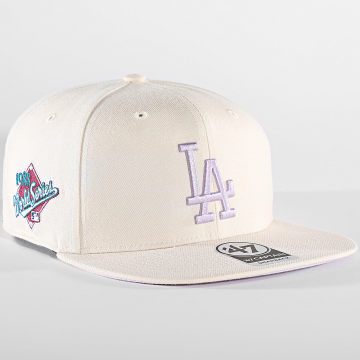  '47 Brand - Casquette Snapback Captain Los Angeles Dodgers Beige