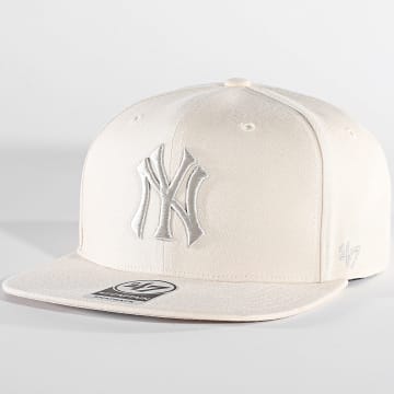  '47 Brand - Casquette Snapback Captain New York Yankees Beige