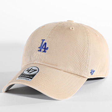  '47 Brand - Casquette Clean Up Los Angeles Dodgers Beige Foncé