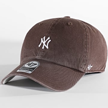  '47 Brand - Casquette Clean Up New York Yankees Marron