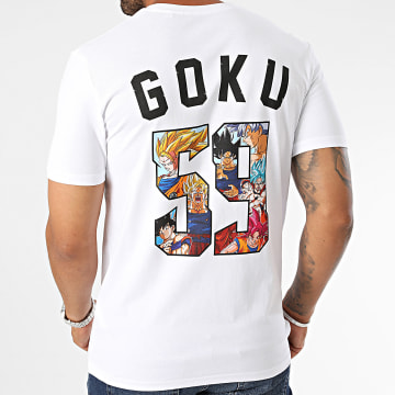 Dragon Ball Z - Tee Shirt Back Goku Blanc