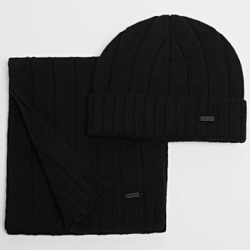  HUGO - Lot De Bonnet Et Echarpe Zohoh 50495806 Noir
