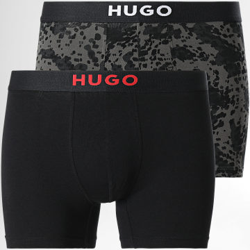  HUGO - Lot De 2 Boxers 50501385 Noir Gris