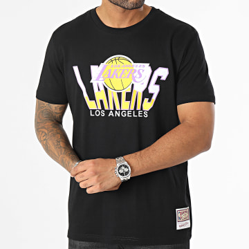  Mitchell and Ness - Tee Shirt Retrodome Los Angeles Lakers Noir