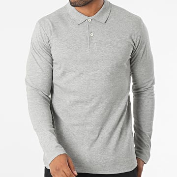  Produkt - Polo Manches Longues Jackson Gris Chiné