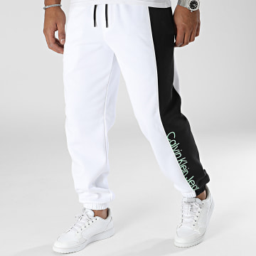  Calvin Klein - Pantalon Jogging 4052 Blanc Noir