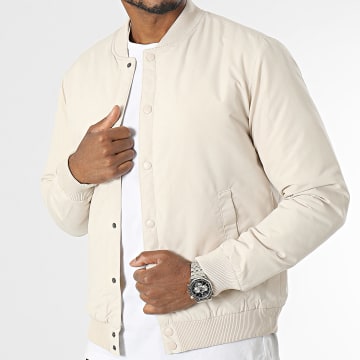  Jack And Jones - Veste Bomber Warrior College Ecru