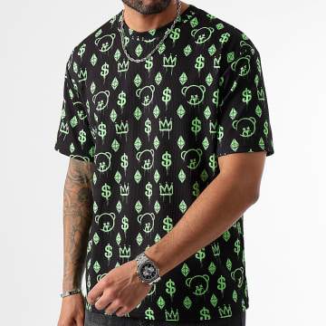 Teddy Yacht Club - Camiseta Oversize Large Lifestyle Maison De Couture 0065 Negro Verde