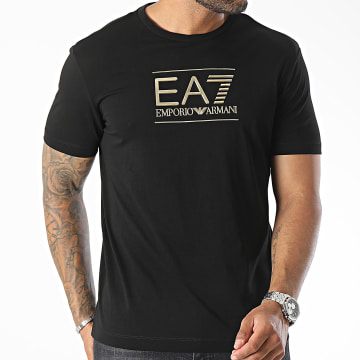 EA7 Emporio Armani - Tee Shirt 6RPT19-PJM9Z Noir Doré