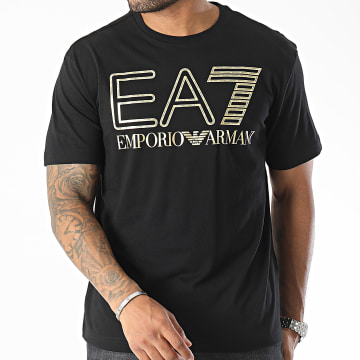 EA7 Emporio Armani - Tee Shirt 6RPT03-PJFFZ Noir Doré
