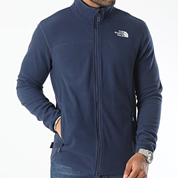 The North Face - Giacca Glacier 100 Zip A855X blu navy