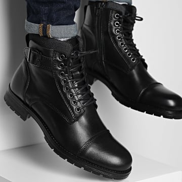 Jack And Jones - Boots Albany Leather 12140935 Anthracite