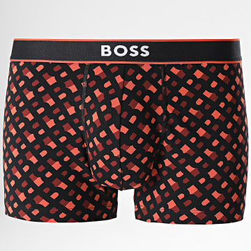 BOSS - Boxer 50495485 Negro Naranja