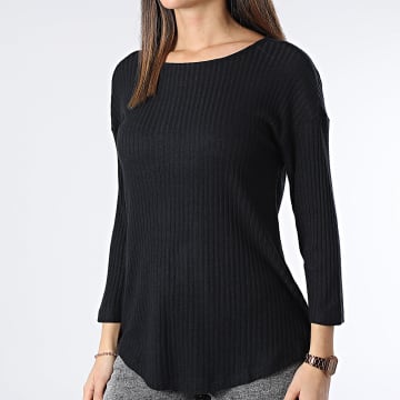Only - Laura Top donna a maniche lunghe nero