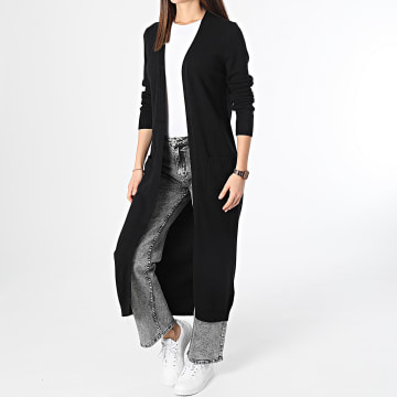 Only - Cardigan lungo Lesly Donna Nero