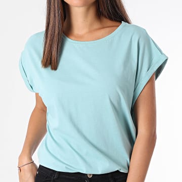 Urban Classics - Tee Shirt Sans Manches Femme TB771 Turquoise Clair