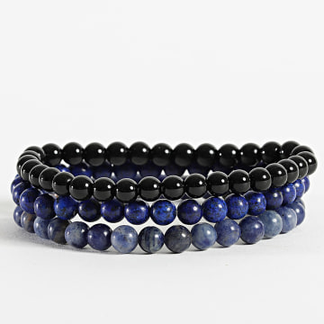 California Jewels - Pulsera Azul Marino Negro