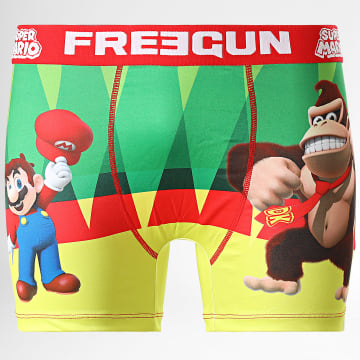  Freegun - Boxer Super Mario Vert Jaune