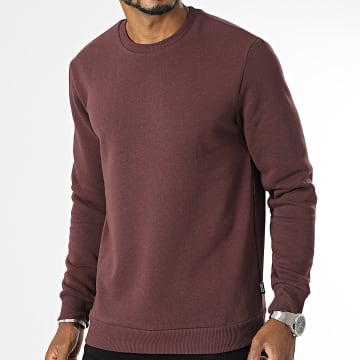 Only And Sons - Sweat Crewneck Ceres Bordeaux
