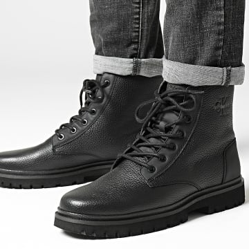  Calvin Klein - Boots Mid Laceup 0751 Triple Black