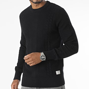 Jack And Jones - Pull Cogrid Cable Noir