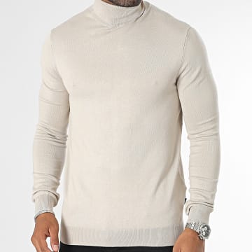 Only And Sons - Wyler Life Beige Roll Neck Sudadera