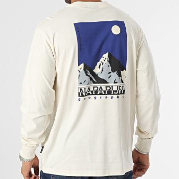 Napapijri - Telemark Camiseta Manga Larga A4HRE Beige