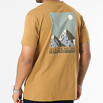 Napapijri - Camiseta Telemark A4HRC Camel