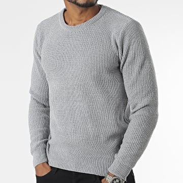 Classic Series - Pull Gris Chiné