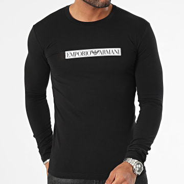  Emporio Armani - Tee Shirt Manches Longues 111023-3F517 Noir
