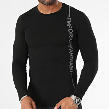 Emporio Armani - Camiseta manga larga 111653-3F722 Negro