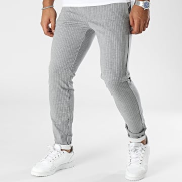 Only And Sons - Mark Pantaloni a strisce Grigio erica