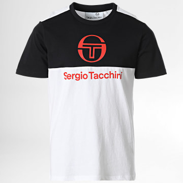  Sergio Tacchini - Tee Shirt Enfant Brave Blanc Noir