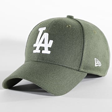 New Era - Los Angeles Dodgers Gorra de Lana de Mujer Verde Caqui
