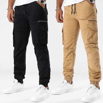 Lot De 2 Pantalons Bootcut Femme Stylo - Taille 8 à 26 - Polyester Extensible - Confort Travail