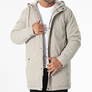 Only And Sons - Parka larga con capucha Alexander Beige