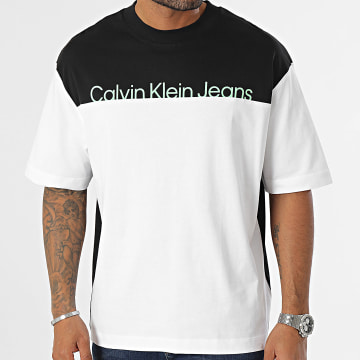  Calvin Klein - Tee Shirt 4010 Blanc Noir
