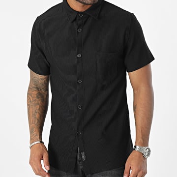  Zelys Paris - Chemise Manches Courtes Noir