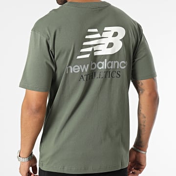 New Balance - Tee Shirt MT31504 Vert Kaki
