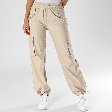 Girls Outfit - Pantalón Cargo Beige Mujer