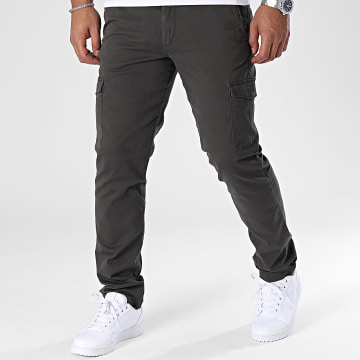 Indicode Jeans - Pantaloni cargo grigio antracite