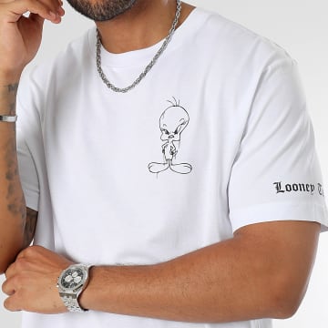 Looney Tunes - Angry Tweety Oversize Camiseta Large Blanco
