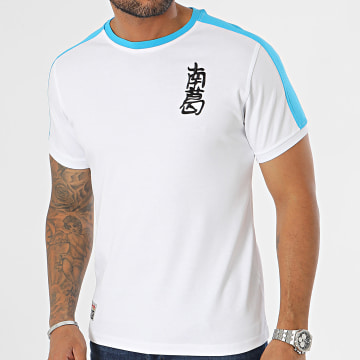  Okawa Sport - Tee Shirt Newpie OT11000 Blanc Bleu Clair