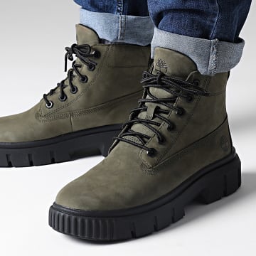 Timberland - Botas Greyfield Lace Up A26PD Nubuck Verde Oscuro