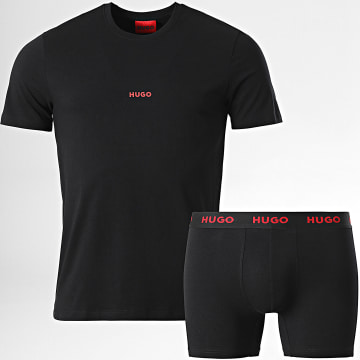HUGO - Lot Tee Shirt Et Boxer 50492687 Noir