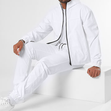 LBO - Set giacca con zip e pantaloni da jogging 1070521 Bianco