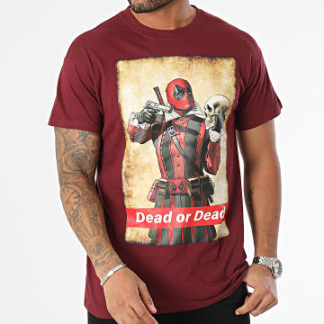  Deadpool - Tee Shirt MEPOOLXTS079 Bordeaux