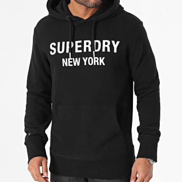 Superdry - Luxury Sport Hoody Negro